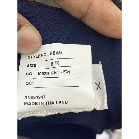 After‎ Six One-shoulder Draped Cowl-neck Maxi Dress In Midnight Navy Size 8 - Picture 8 of 11